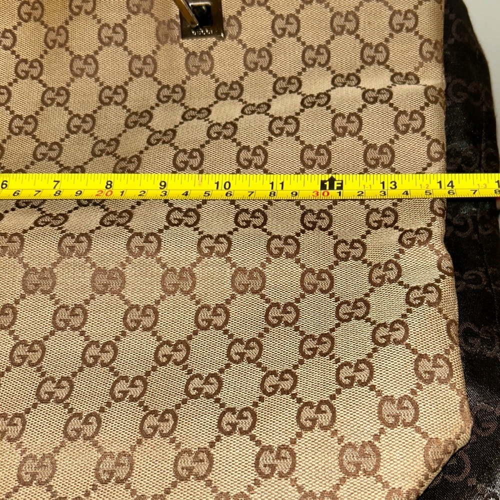 Gucci Vintage Authentic GG Monogram Vertical Tote Bag.  Excellent Condition - Picture 14 of 16